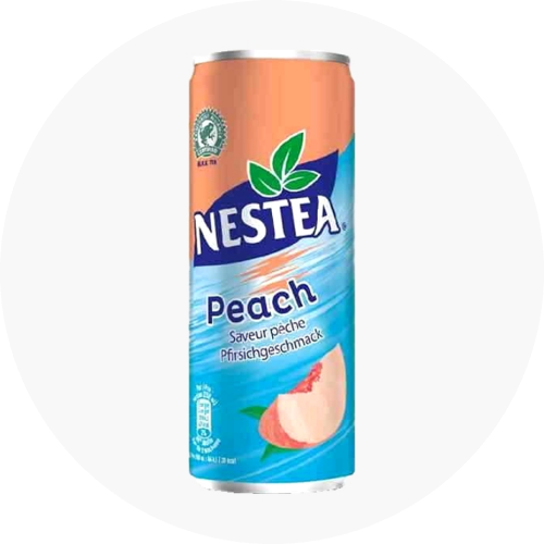 Thé froid pêche